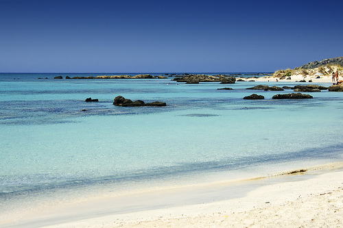 Elafonisi Beach by Wolfgang Staudt, Crete, Kriti