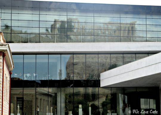 Acropolis Museum - reflections of the Parthenon