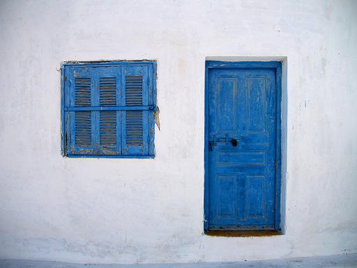 Greek Houses With A Focus On Doorways Some Poetic Images Of