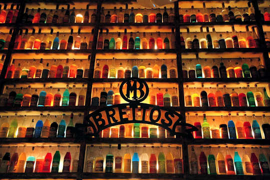 Brettos Bar in the historic Plaka quarter is full of colour and atmosphere