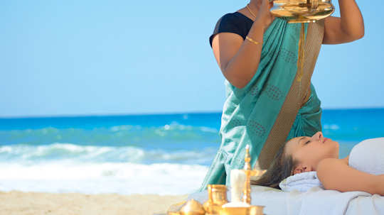 Creta Palace - Ayerveda treatment on the beach