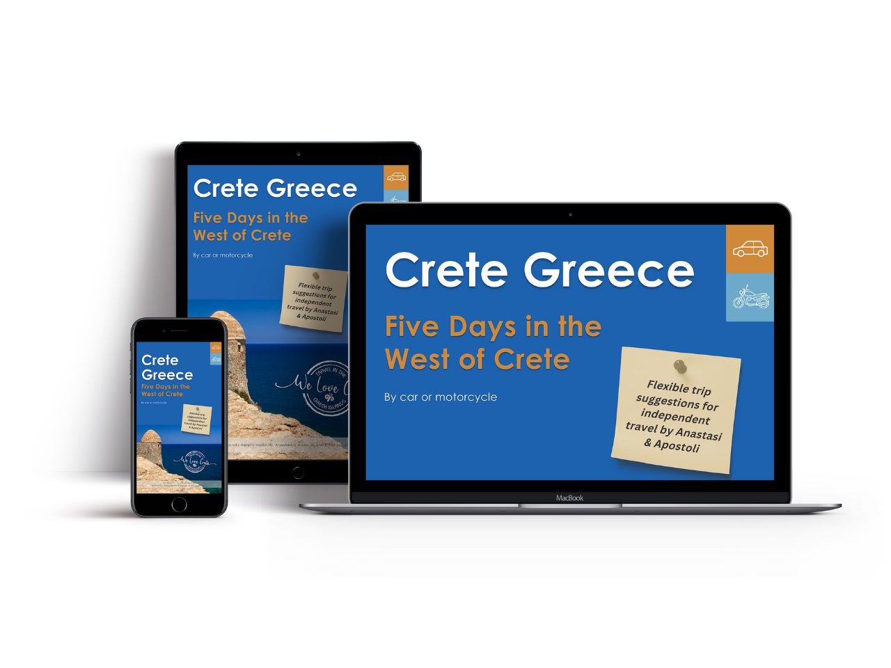 Mini Guide ebook - Five Days in the West of Crete by Car or Motorcycle