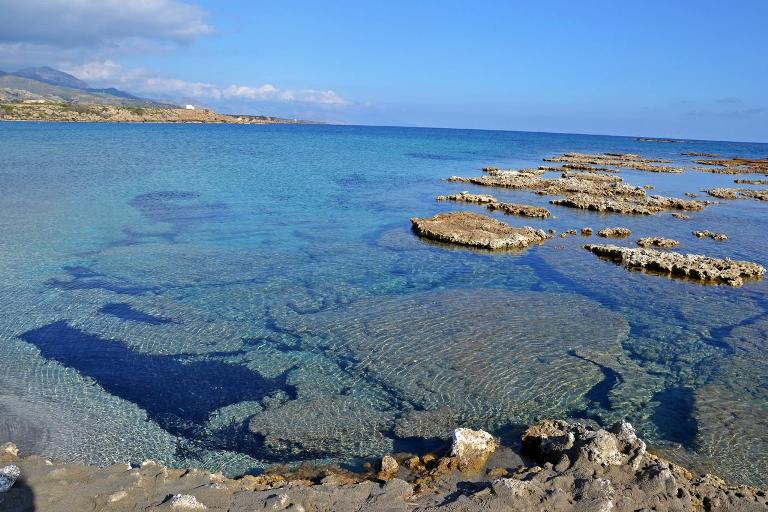 Frangokastello Beaches have clear azure waters