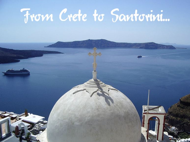 How to get from Crete to Santorini (image by David Fowler)