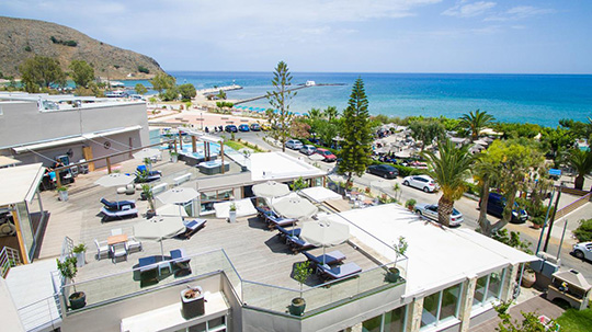 Georgioupolis Beach Hotel is central to everything
