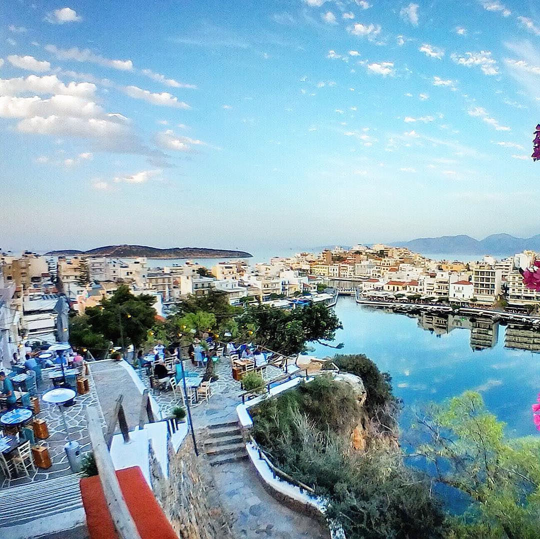 Agios Nikolaos, Crete, the view from Gioma Meze Bar