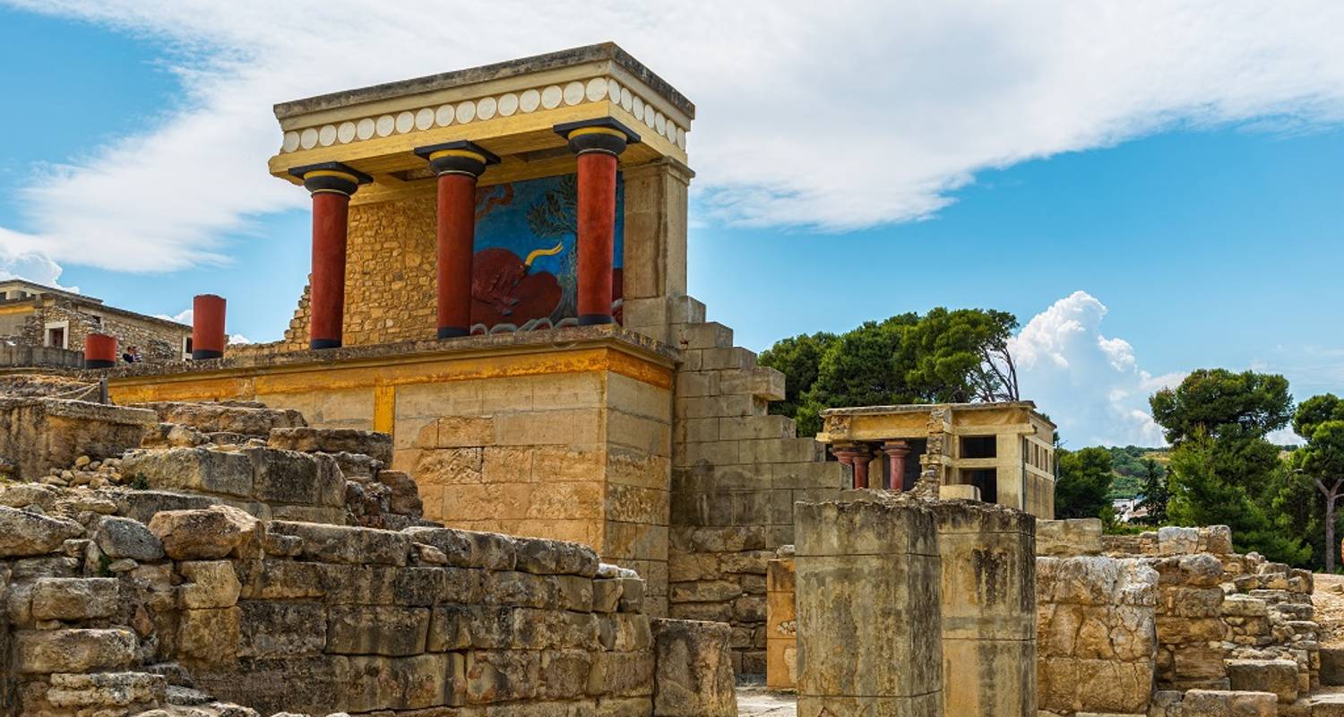 Knossos Archaeological Site near Heraklion Crete