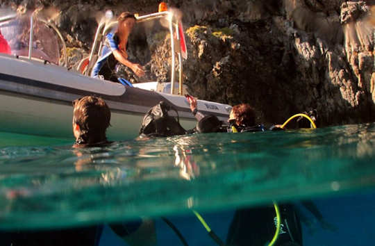 The Kythera Dive Centre is at Kapsali