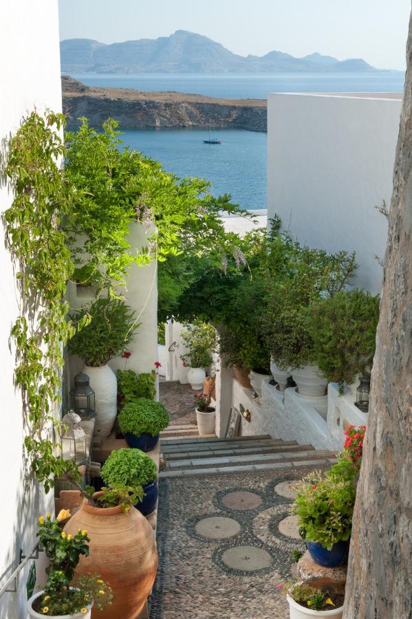 Melenos Art Boutique Hotel Lindos Stairs