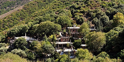 Milia Village - surrounded by mountains