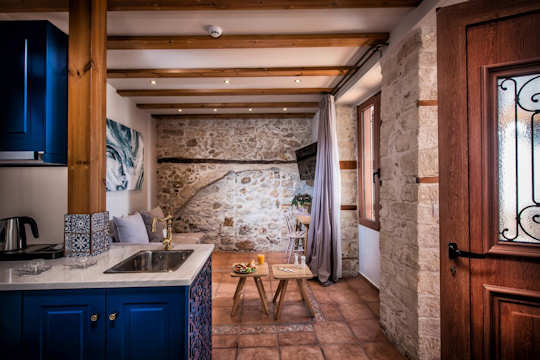 A beautifully restored mansion houses the Veneziano Boutique Hotel in Heraklion town, Crete