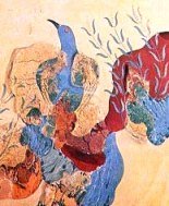 Fresco of the Blue Birds, Knossos Minoan Palace