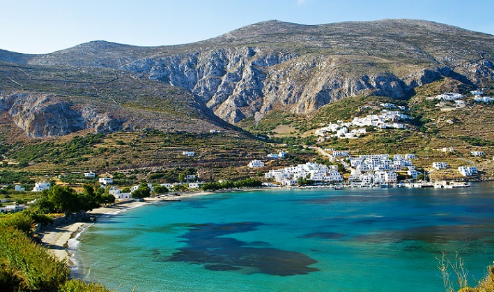 Aegiali Beach Amorgos Greece
