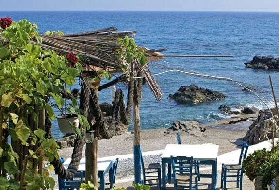 A secluded beach in south Crete - about 50 km south of Rethymnon town