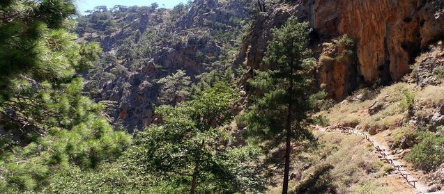 Take yourself on a self-guided hike through Agia Irini Gorge. Easy to moderate hiking with a beachside taverna at the end.