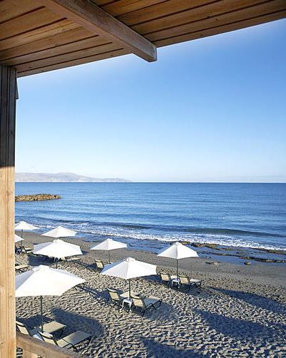 Agia Marina Beach on the north coast of Chania