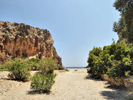 Agiofarago Beach in Crete