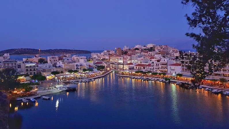 Agios Nikolaos at Dusk