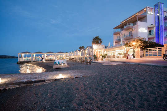 Akti Olous Hotel at Night, Elounda Crete