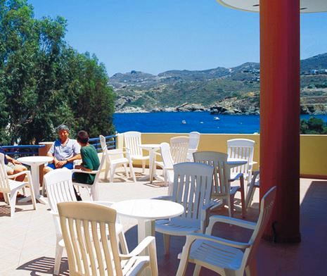 The view from Andy's Plaza in Agia Pelagia, Crete