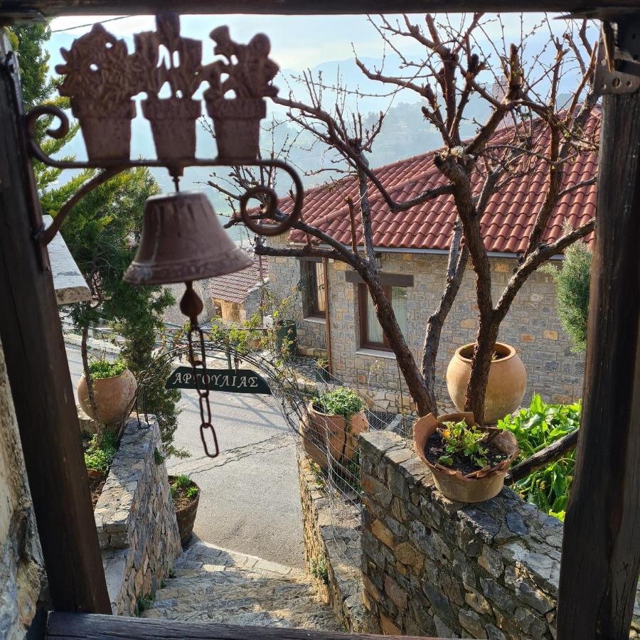 Argoulias Hostel is a beautiful village home of stone and wood in Tzermiado on Lasithi Plateau.