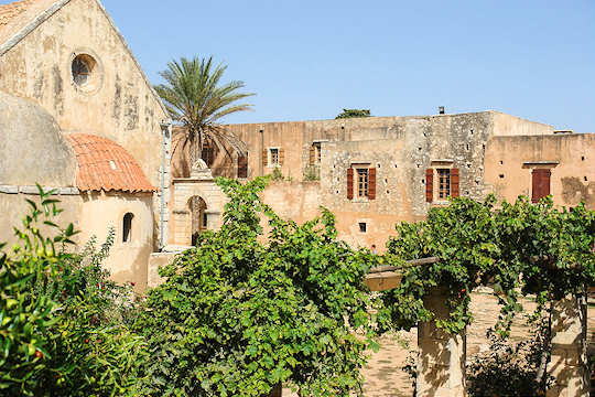 Arkadi Monastery grounds (image by Michael Reidel)