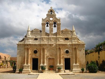 Arcardi Monastery dates from the the 16th Century - 23 km from Rethymnon by car