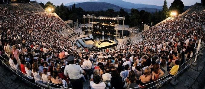Hellenic Festival - This image is Epidauvros Theatre during the Athens Epidavros Festival held annually