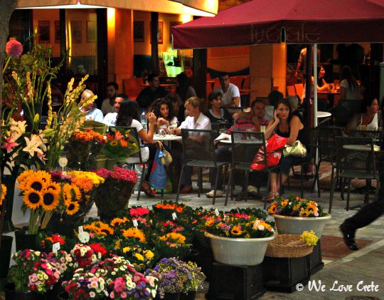 Ermou Street Cafe Scene - Lucafe