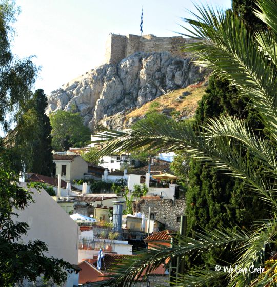 View from my Plaka Hotel - Athens