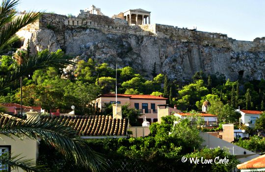 Visit Athens in the spring - stay in Plaka at the base of the Acropolis