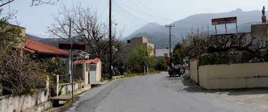 Avdou Village main street