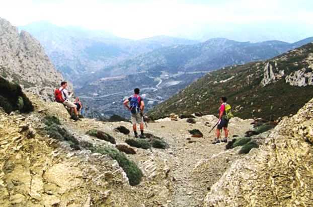 Hiking in the White Mountains, Crete