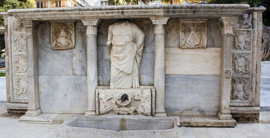 The Bembo Fountain in central Heraklion, Crete