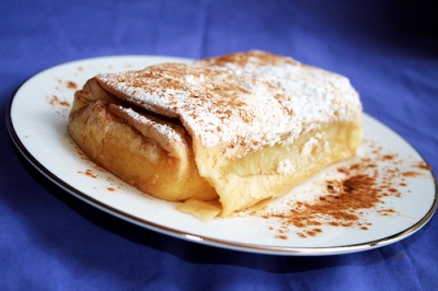 Greek Pastries Bougatsa (image by Savvas Limnatitis)