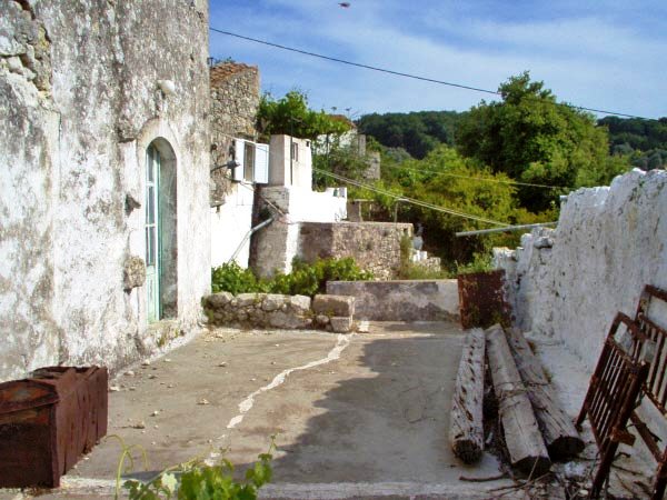 A run-down property in Crete - awaiting love, care and attention.