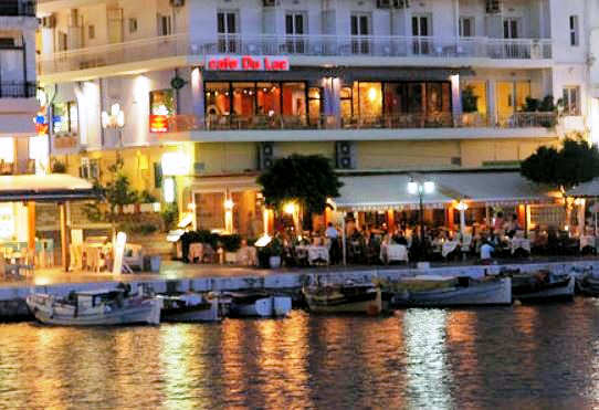 Hotel du Lac and Cafe du Lac by the waterside