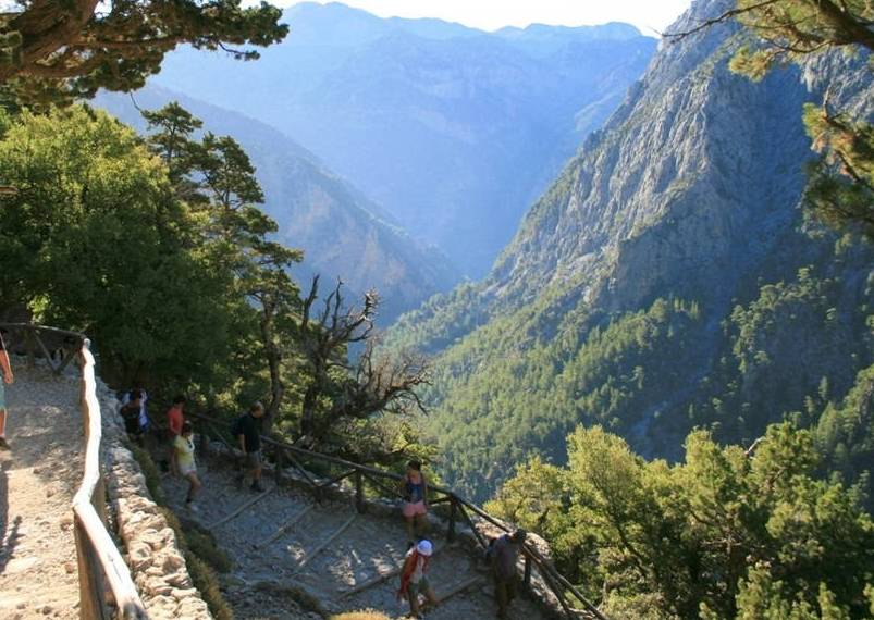 The start of Samaria Gorge Walk