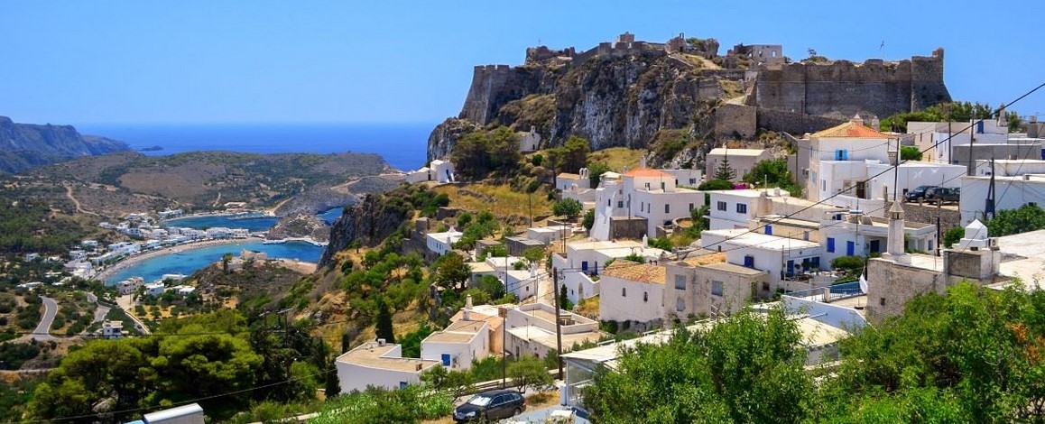 The village of Chora on Kythera