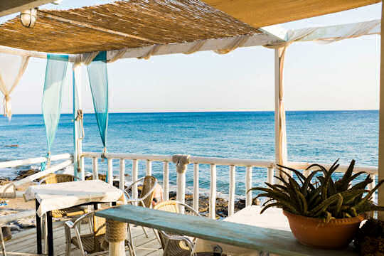 Schedia Taverna, Ierapetra, the closest dining to Chrissi Island