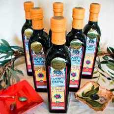 Bottles of Olive Oil from Crete