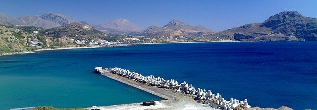 Rethymnon - Plakias Bay in the south of Rethymnon is a wide sweeping bay circled by mountains (image by rgfotos)