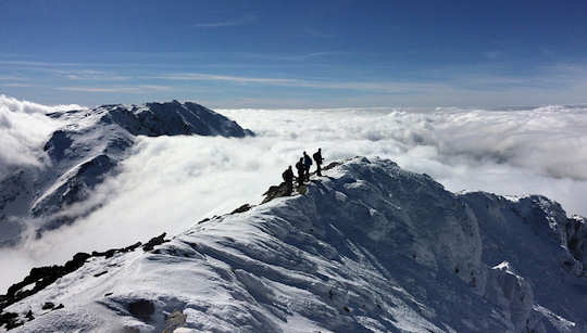 Dikti Mountains in snow (image by Andreas Loukakis)