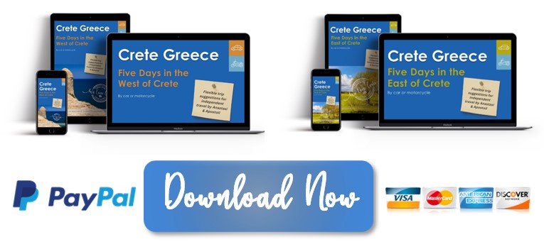 West and East Crete by Car - e-book bundle