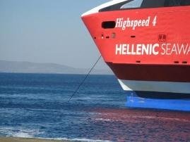 Travel to Mykonos on the super fast ferries