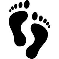 Footprint icon