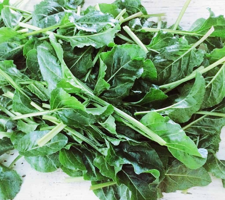 Fresh Chorta or wild greens in Crete