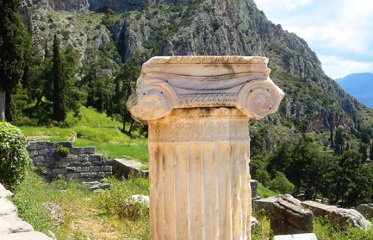 Delphi Greece - you can visit Delphi in a day trip from Athens (image by CT Snow)