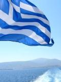 Greek Flag on Ferry by Aewolf