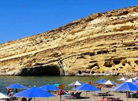 Matala Beach, Heraklion (image by Robert Paul Young)